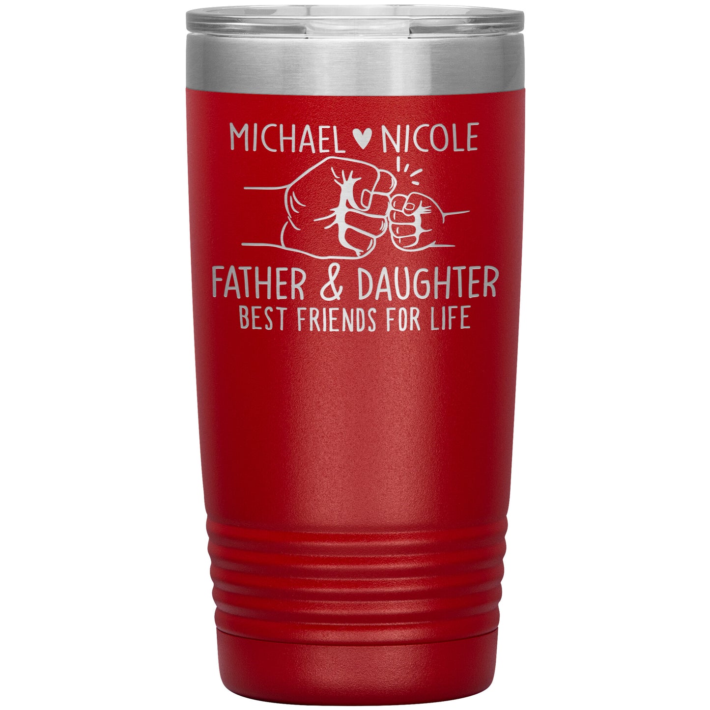 Father & Daughter Best Friends Tumbler