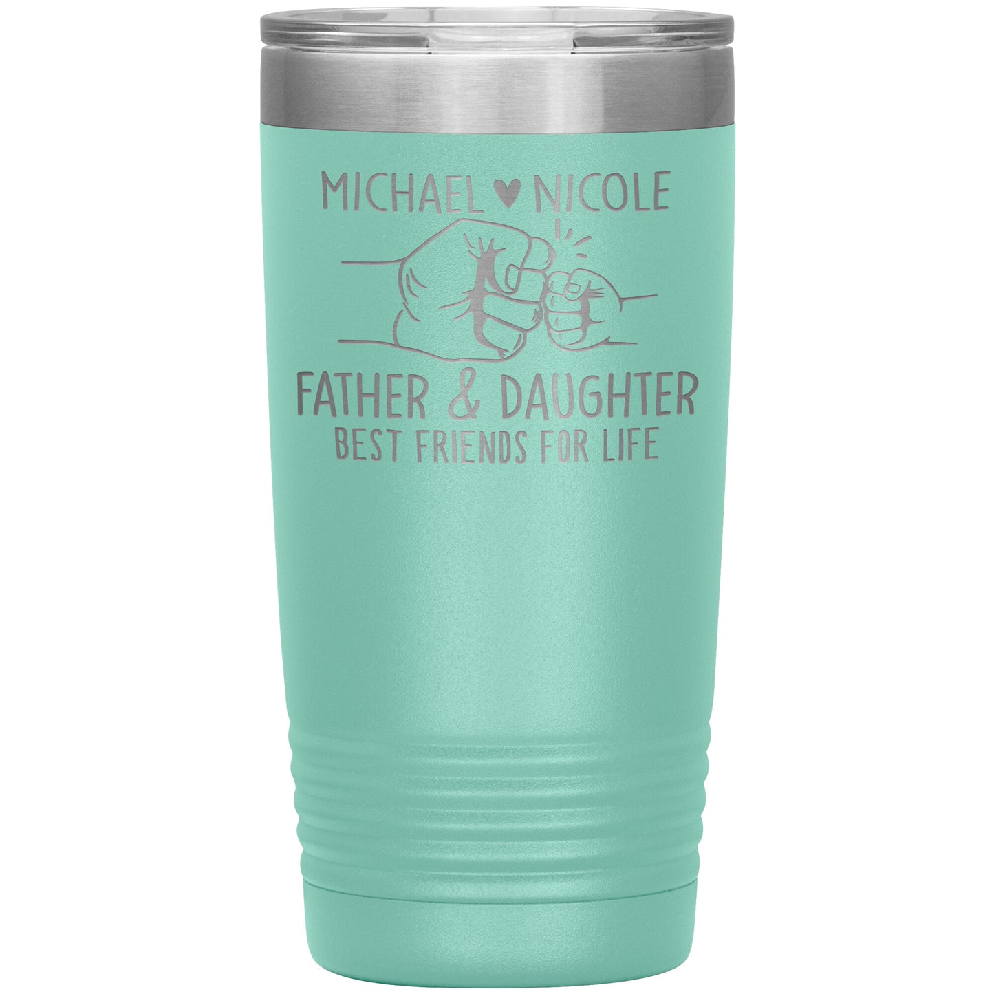 Father & Daughter Best Friends Tumbler