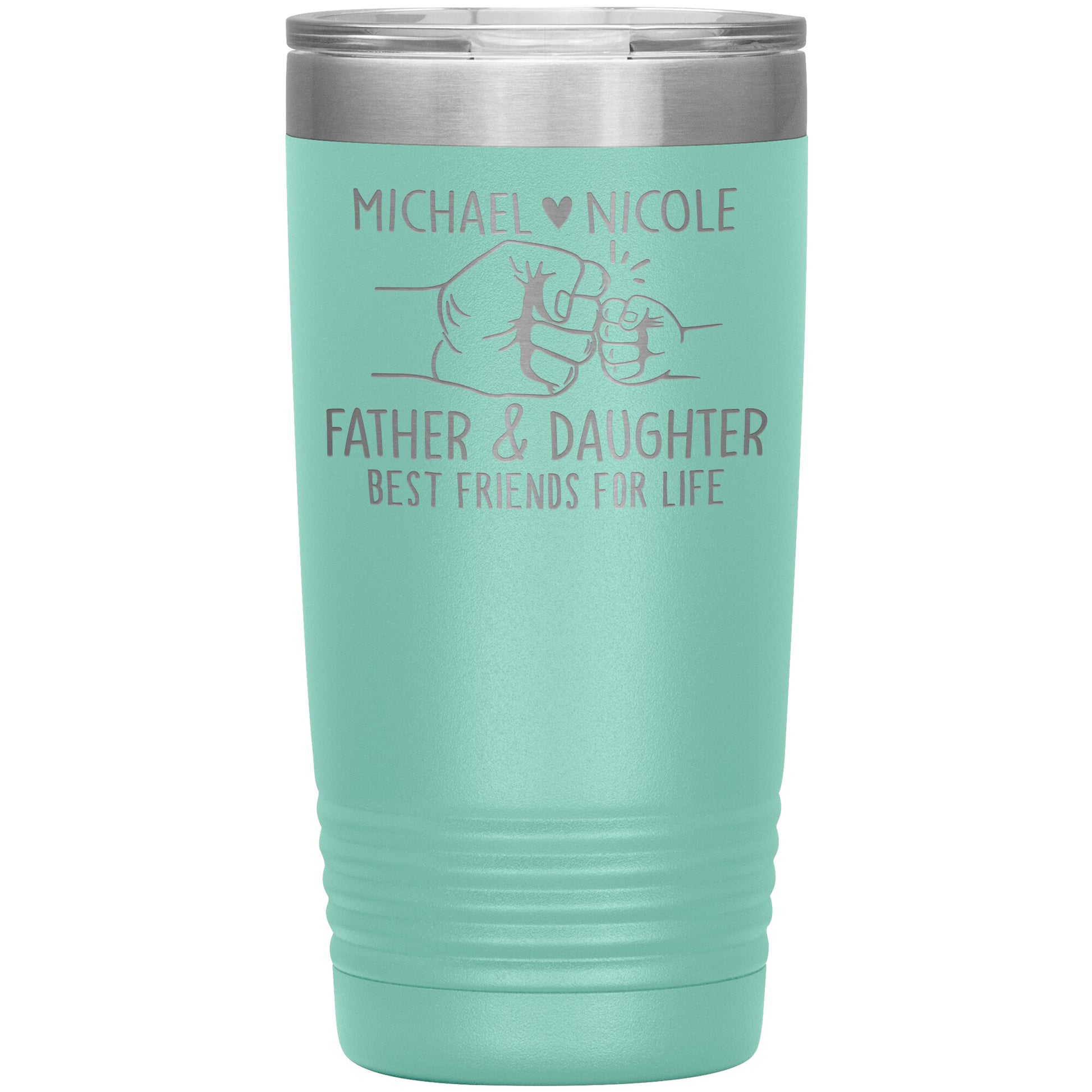 Father & Daughter Best Friends Tumbler