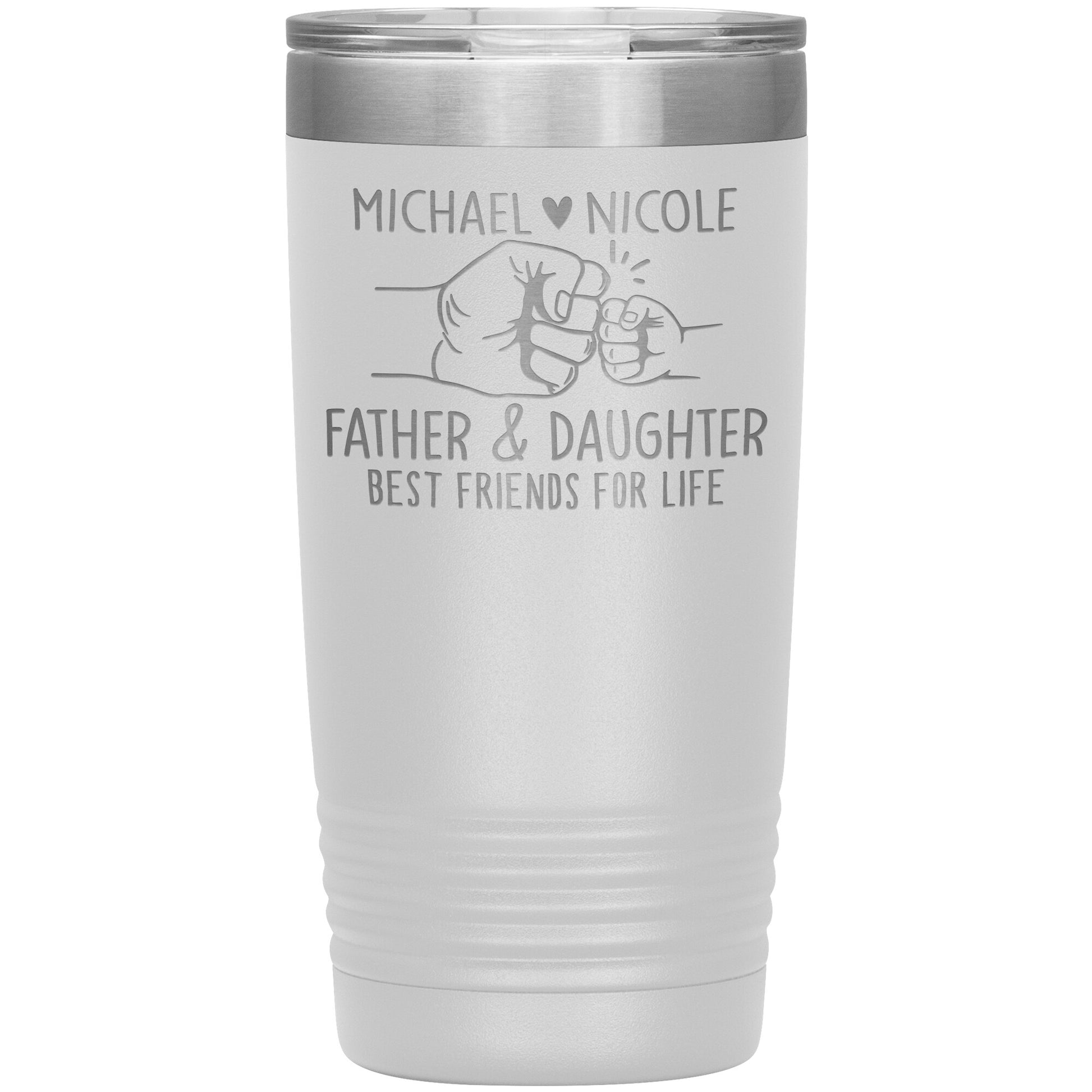 Father & Daughter Best Friends Tumbler