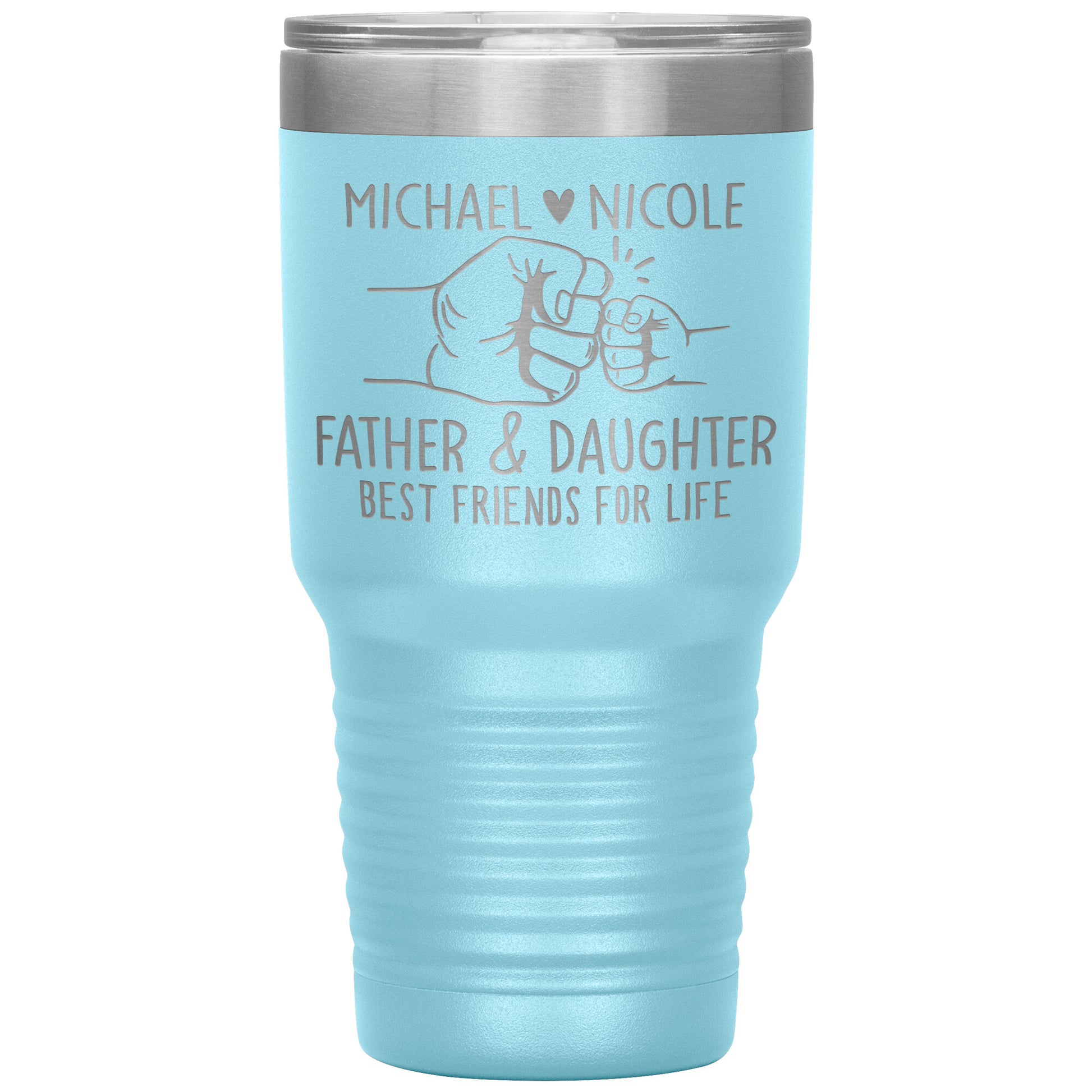 Father & Daughter Best Friends Tumbler