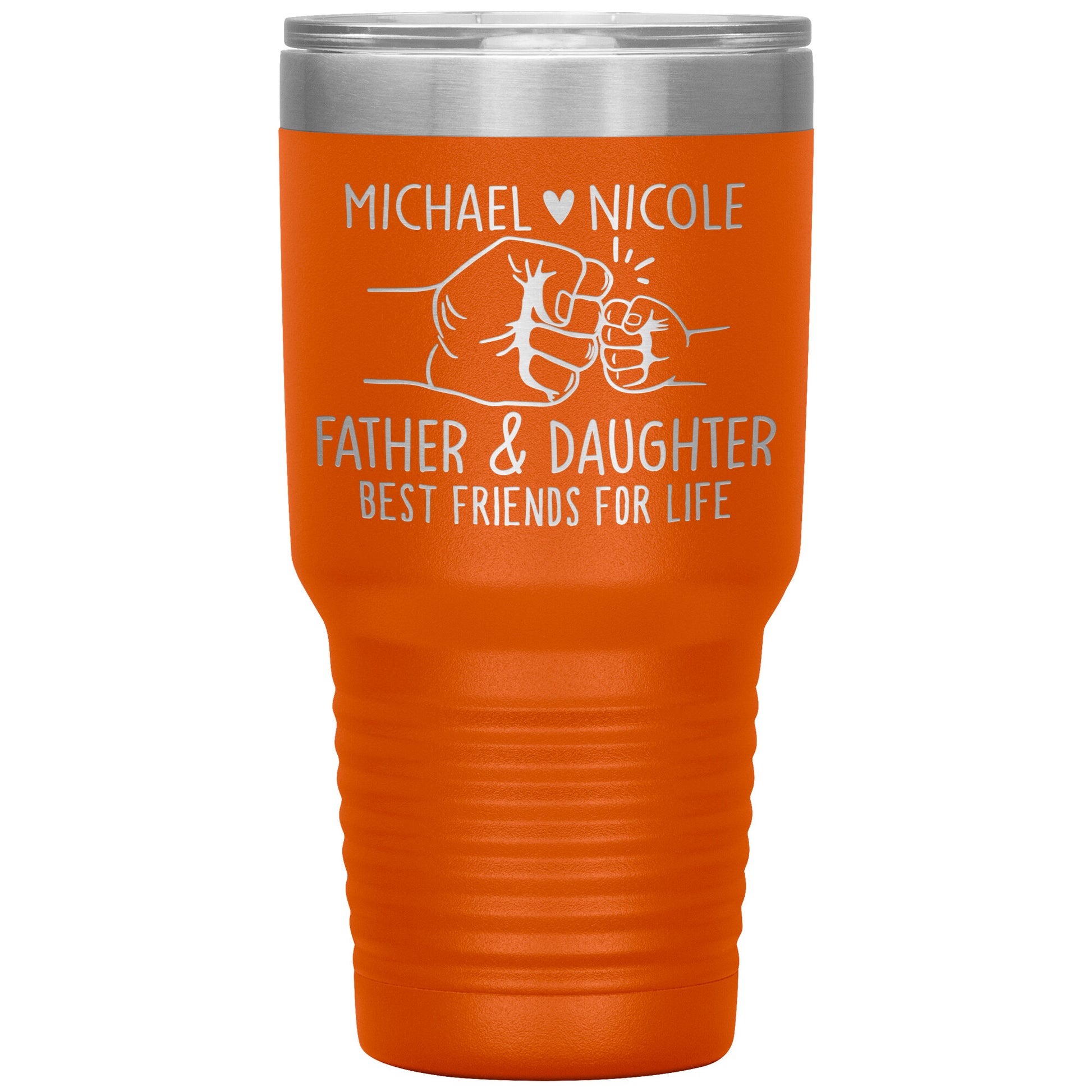 Father & Daughter Best Friends Tumbler