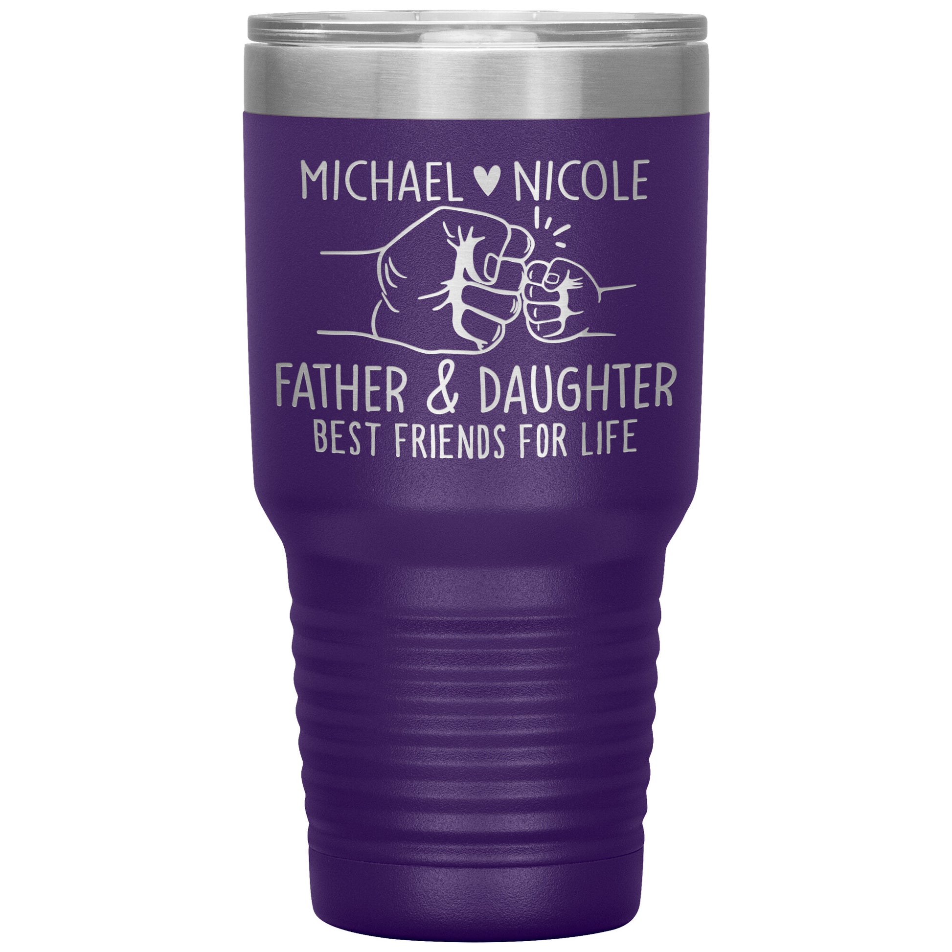 Father & Daughter Best Friends Tumbler