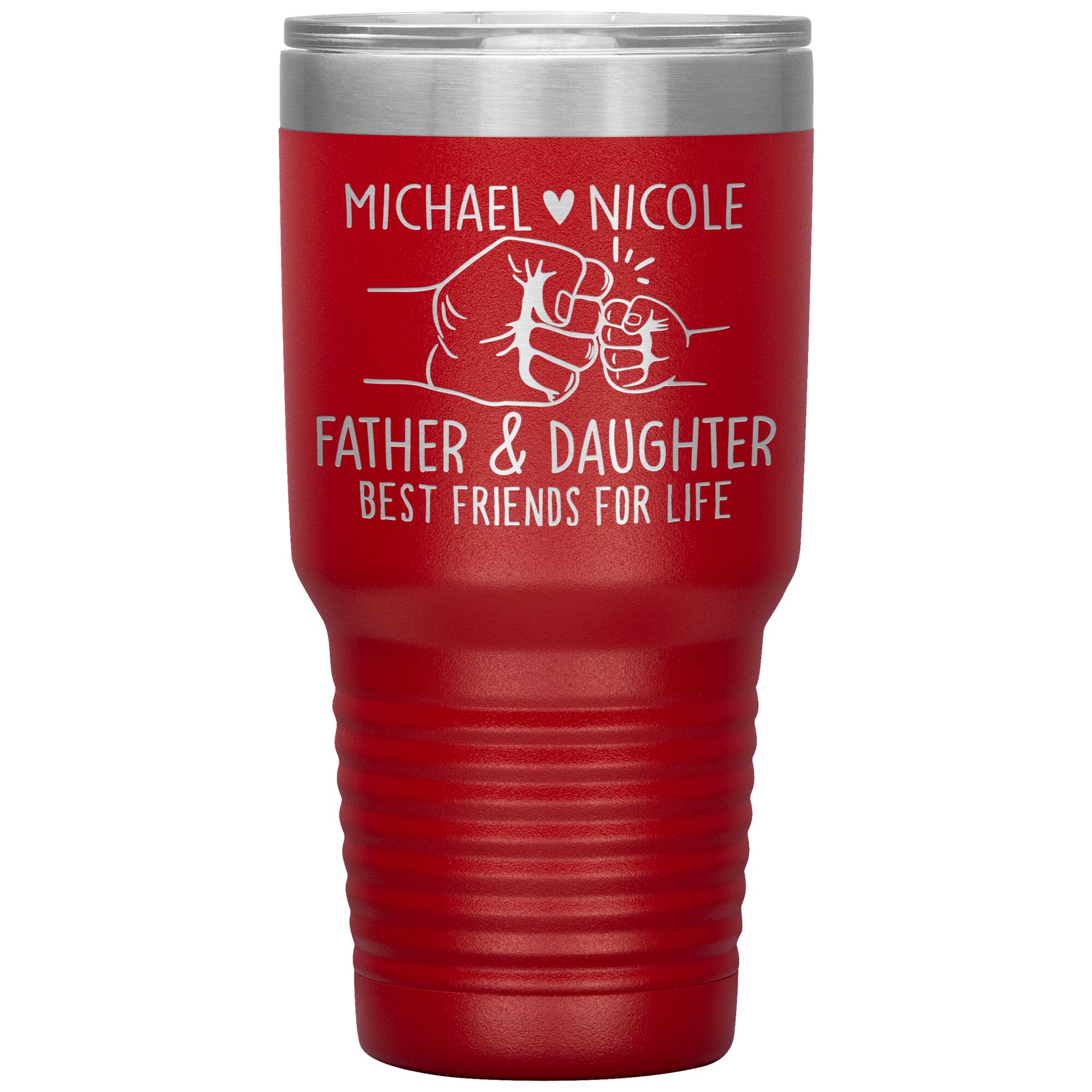 Father & Daughter Best Friends Tumbler