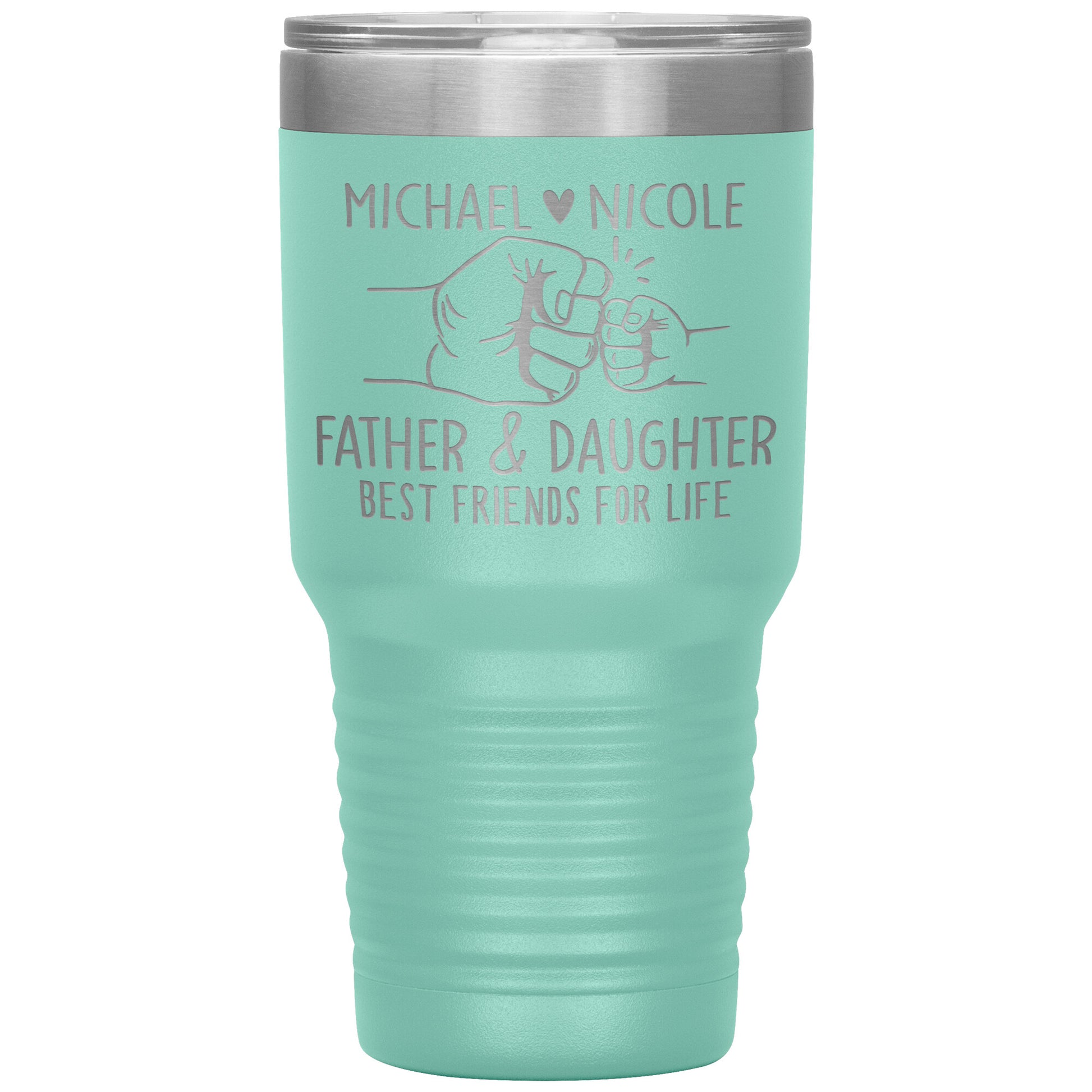 Father & Daughter Best Friends Tumbler