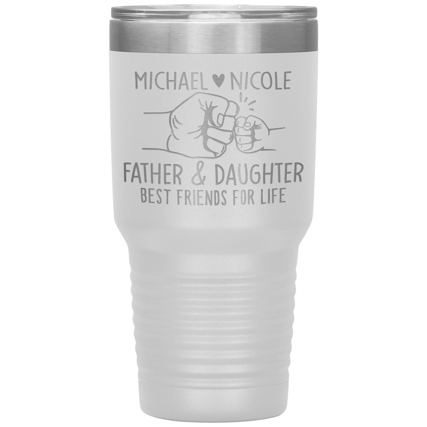 Father & Daughter Best Friends Tumbler