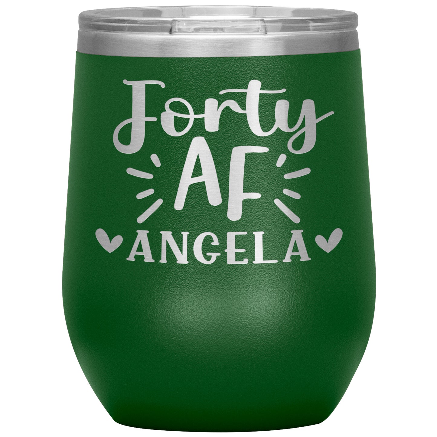 Forty AF 40th Birthday Tumbler