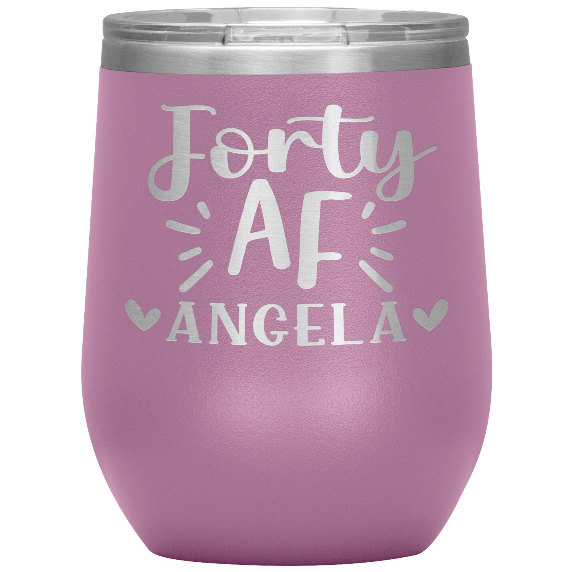 Forty AF 40th Birthday Tumbler