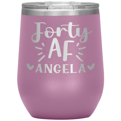 Forty AF 40th Birthday Tumbler