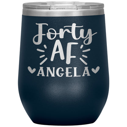 Forty AF 40th Birthday Tumbler