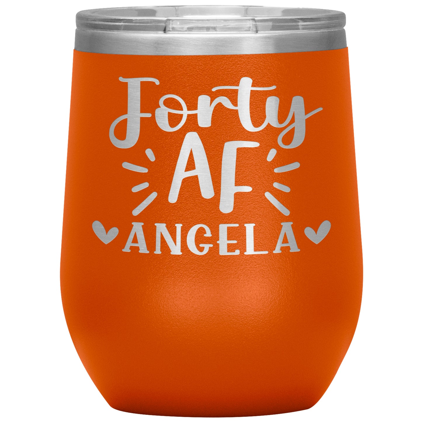 Forty AF 40th Birthday Tumbler