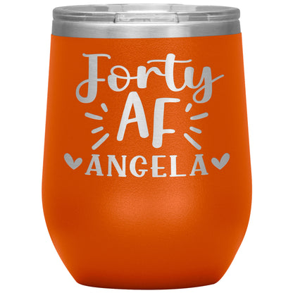 Forty AF 40th Birthday Tumbler