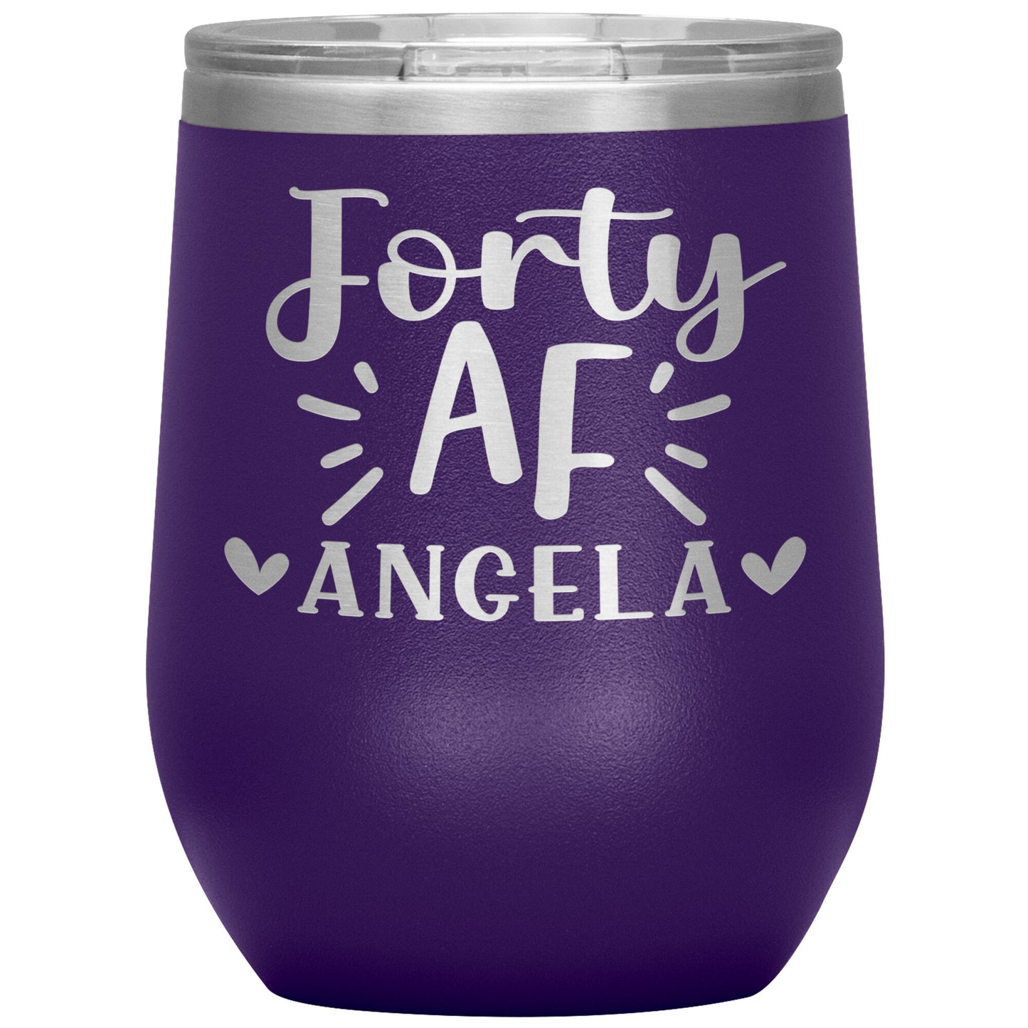 Forty AF 40th Birthday Tumbler