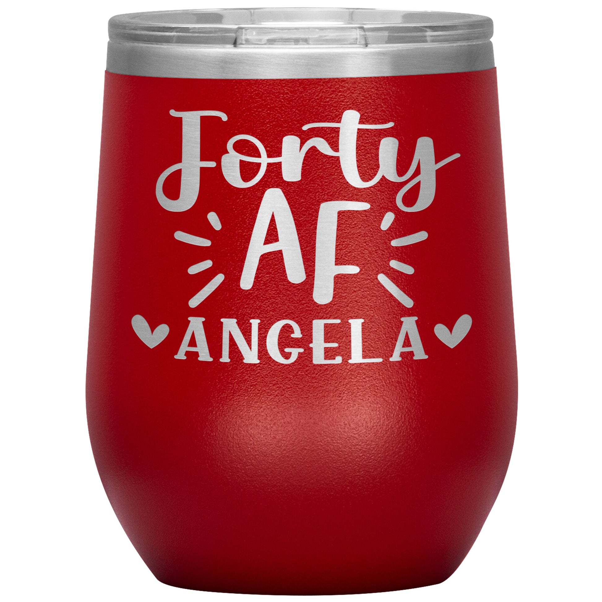 Forty AF 40th Birthday Tumbler