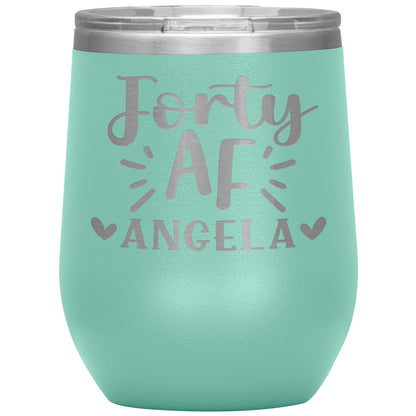 Forty AF 40th Birthday Tumbler