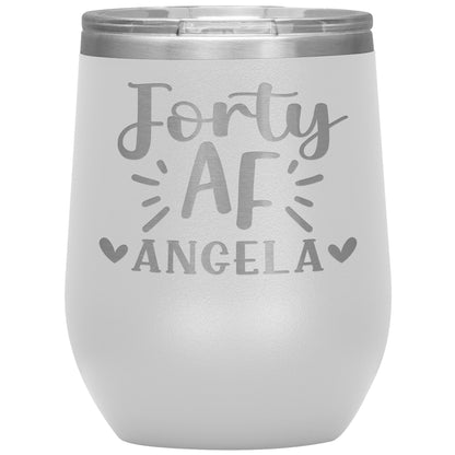 Forty AF 40th Birthday Tumbler