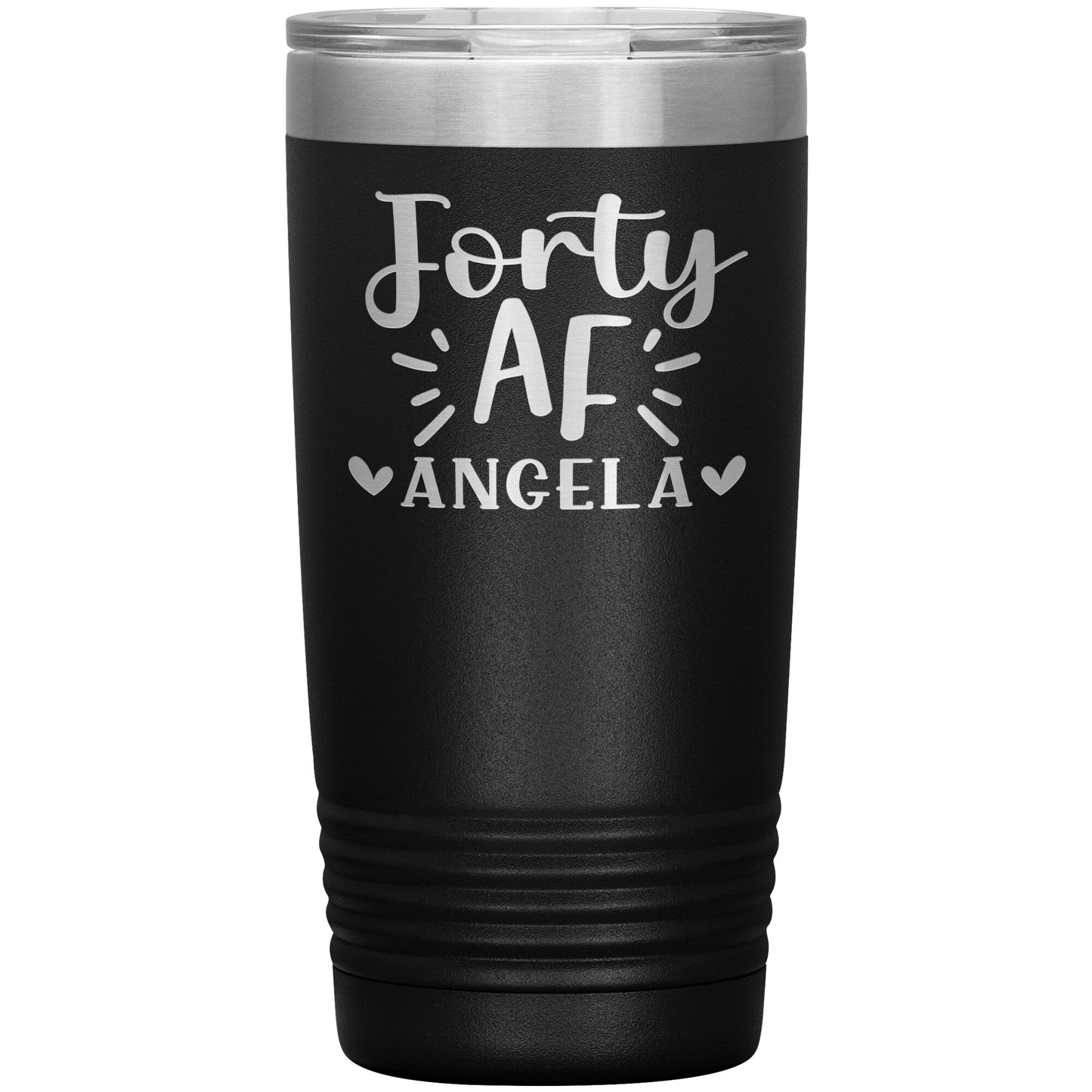 Forty AF 40th Birthday Tumbler