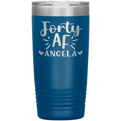 Forty AF 40th Birthday Tumbler