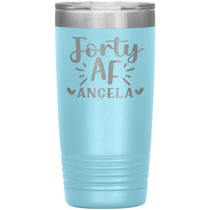 Forty AF 40th Birthday Tumbler