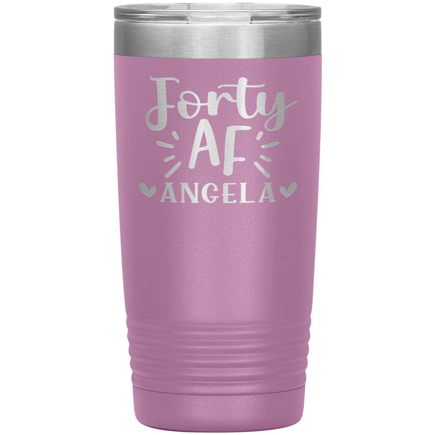 Forty AF 40th Birthday Tumbler