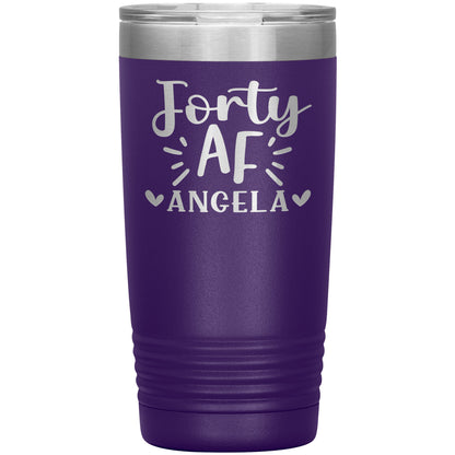 Forty AF 40th Birthday Tumbler