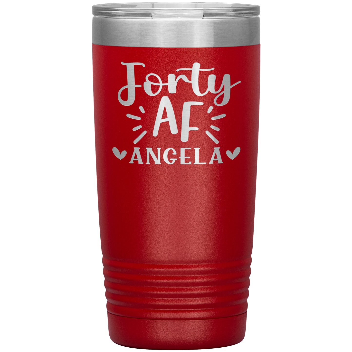 Forty AF 40th Birthday Tumbler