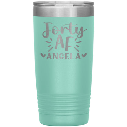 Forty AF 40th Birthday Tumbler