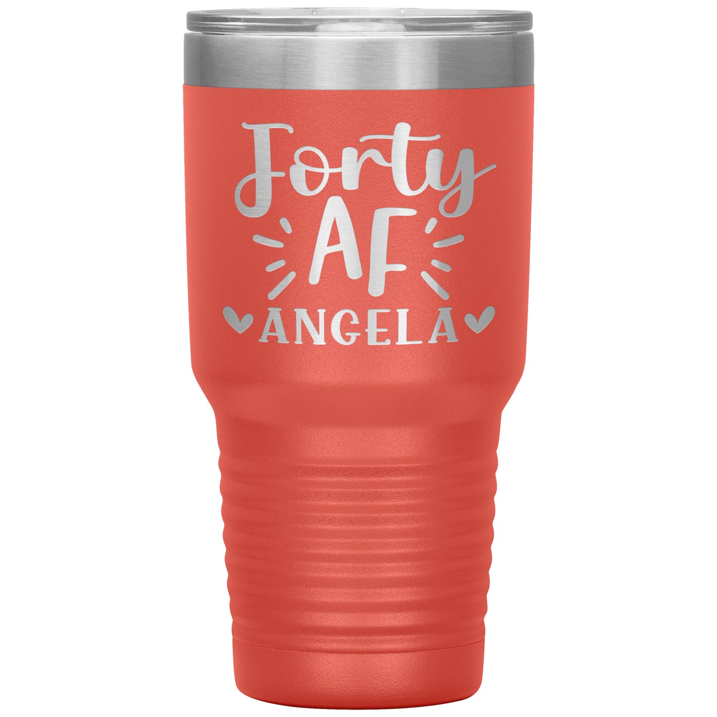 Forty AF 40th Birthday Tumbler