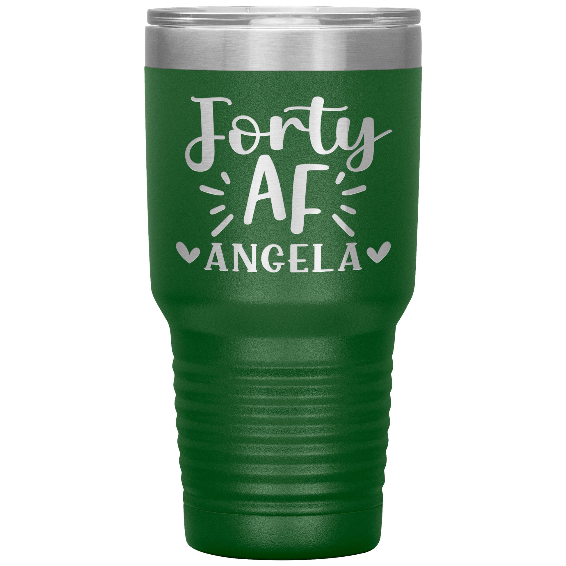 Forty AF 40th Birthday Tumbler