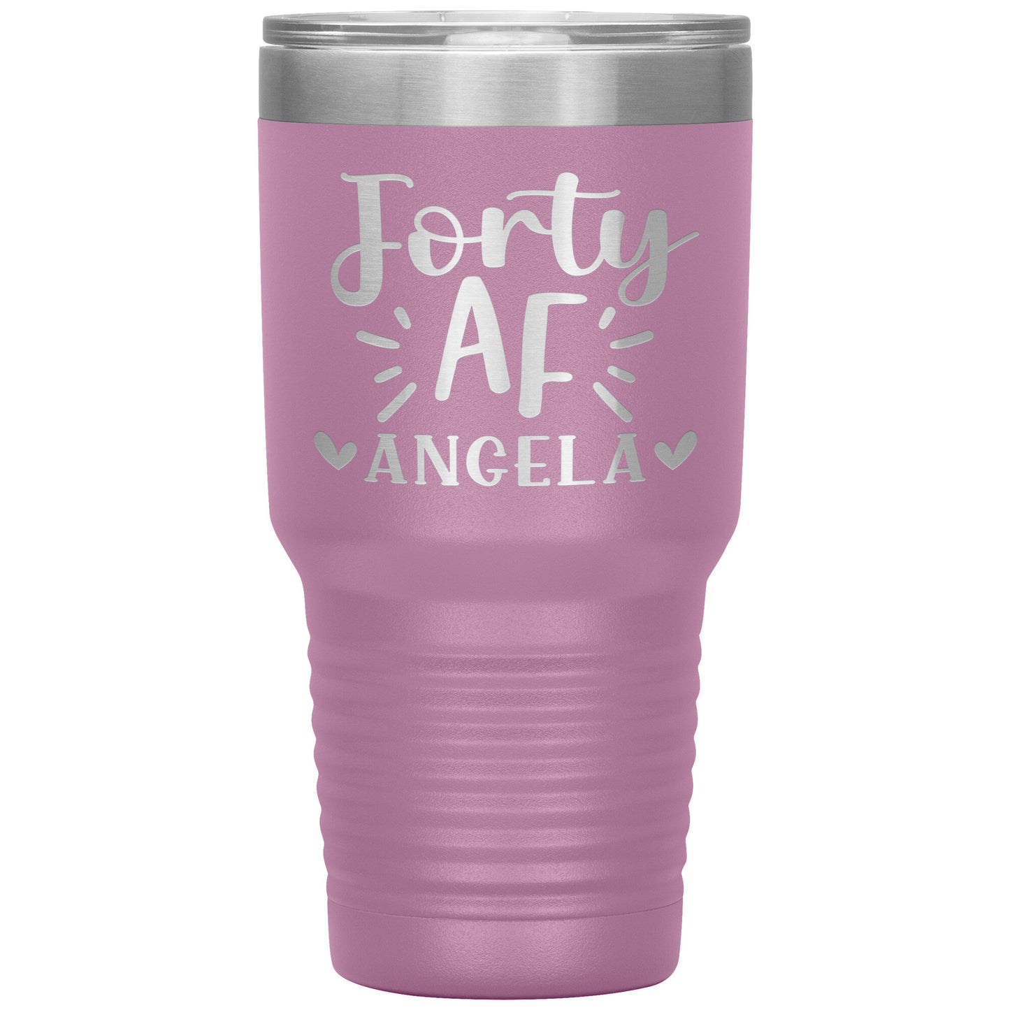 Forty AF 40th Birthday Tumbler