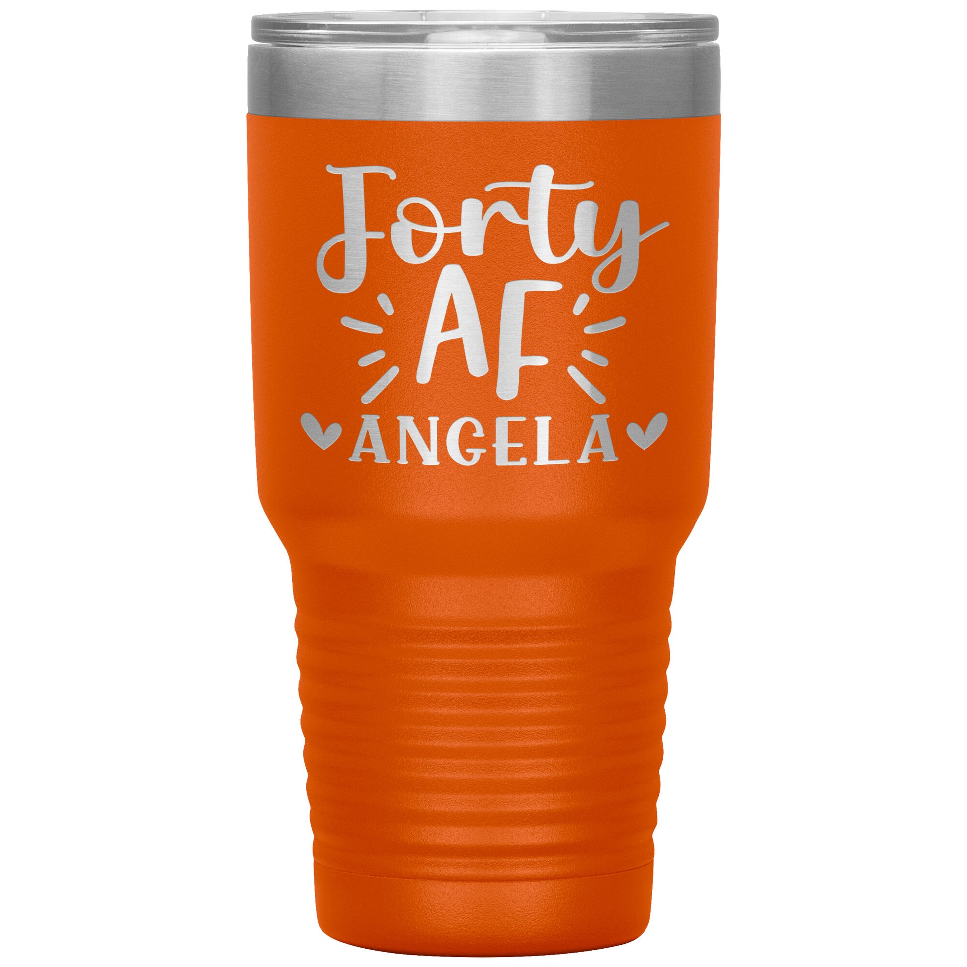 Forty AF 40th Birthday Tumbler