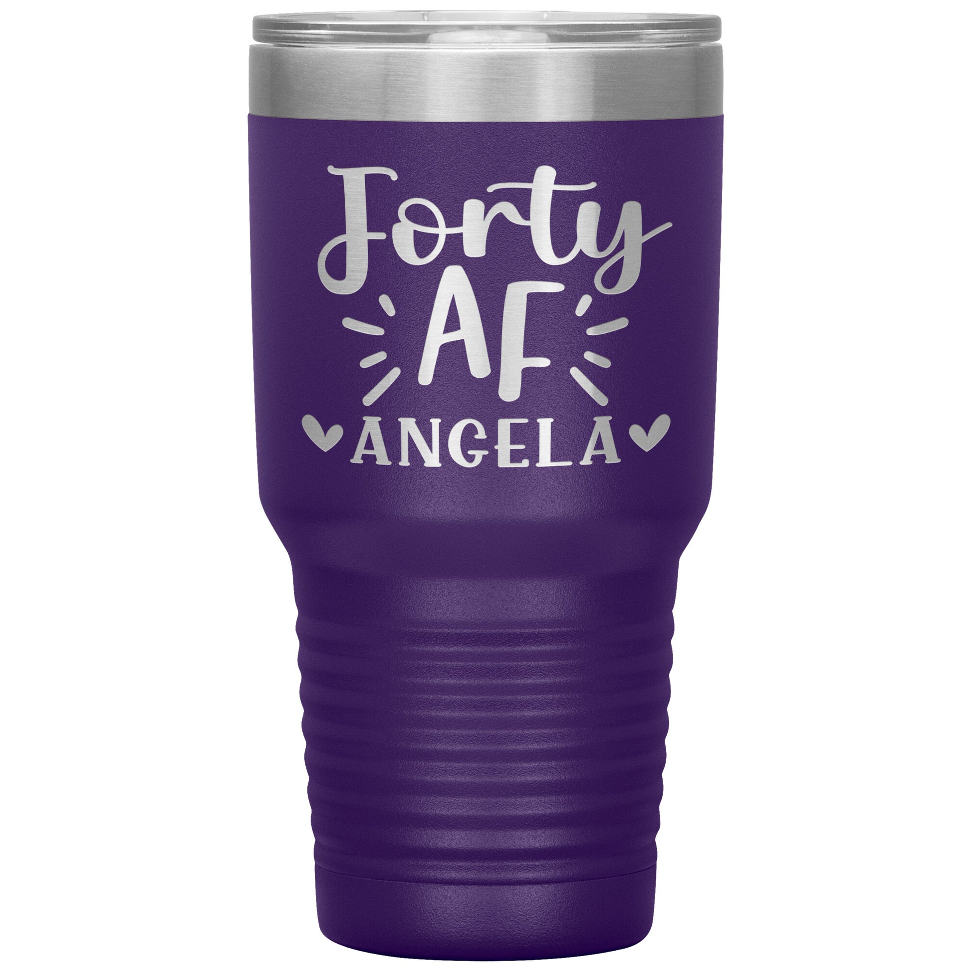 Forty AF 40th Birthday Tumbler