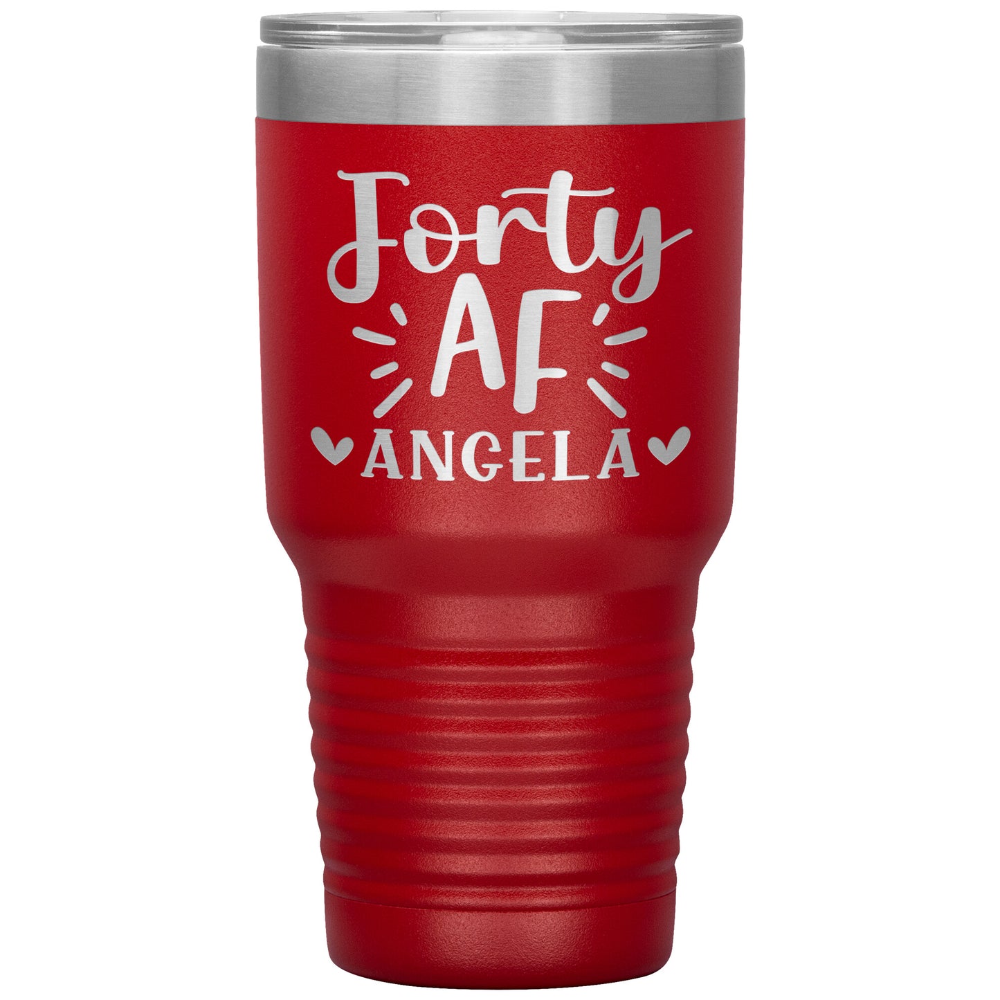 Forty AF 40th Birthday Tumbler