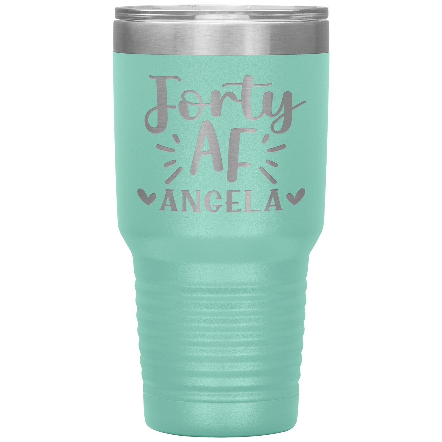 Forty AF 40th Birthday Tumbler