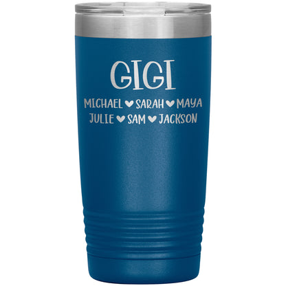 Gigi Grandchildren Tumbler