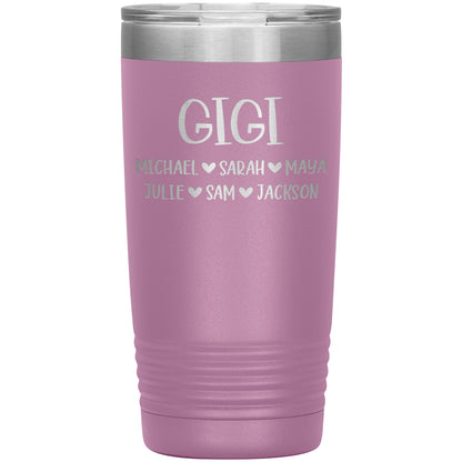 Gigi Grandchildren Tumbler