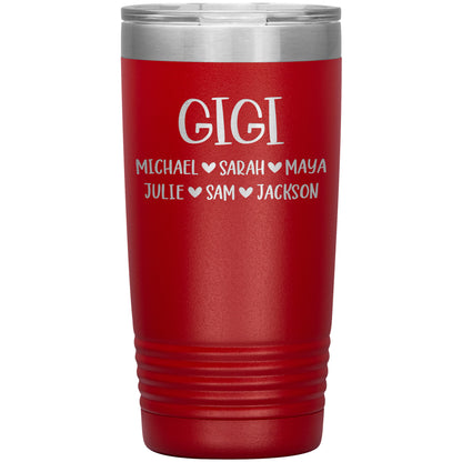 Gigi Grandchildren Tumbler