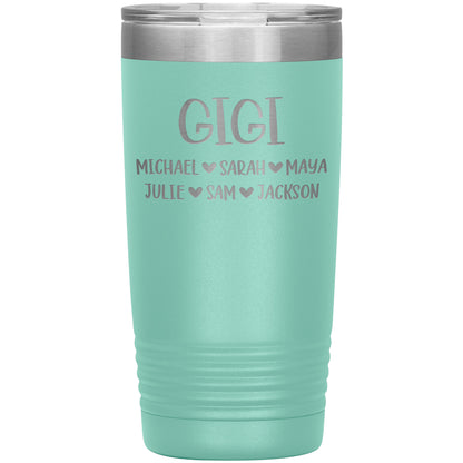 Gigi Grandchildren Tumbler