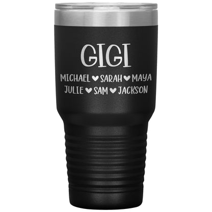 Gigi Grandchildren Tumbler