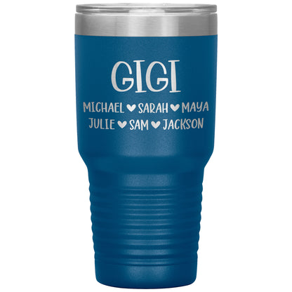 Gigi Grandchildren Tumbler