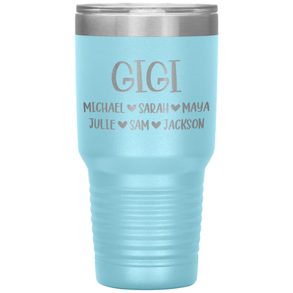 Gigi Grandchildren Tumbler