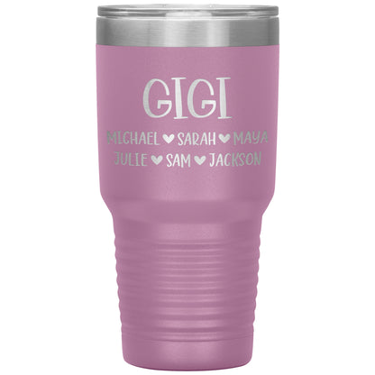 Gigi Grandchildren Tumbler