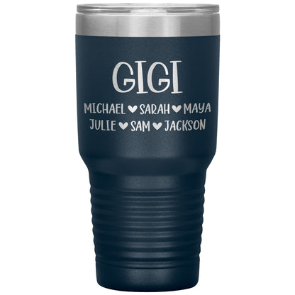 Gigi Grandchildren Tumbler