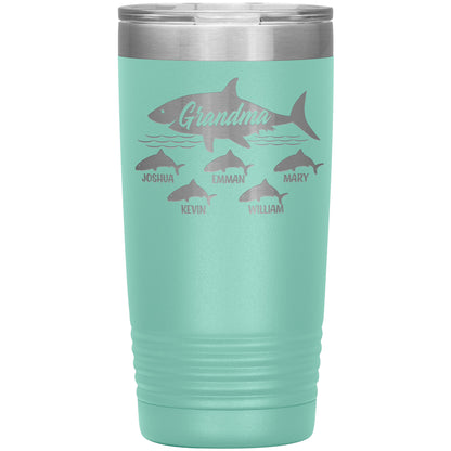 Grandma Shark Tumbler