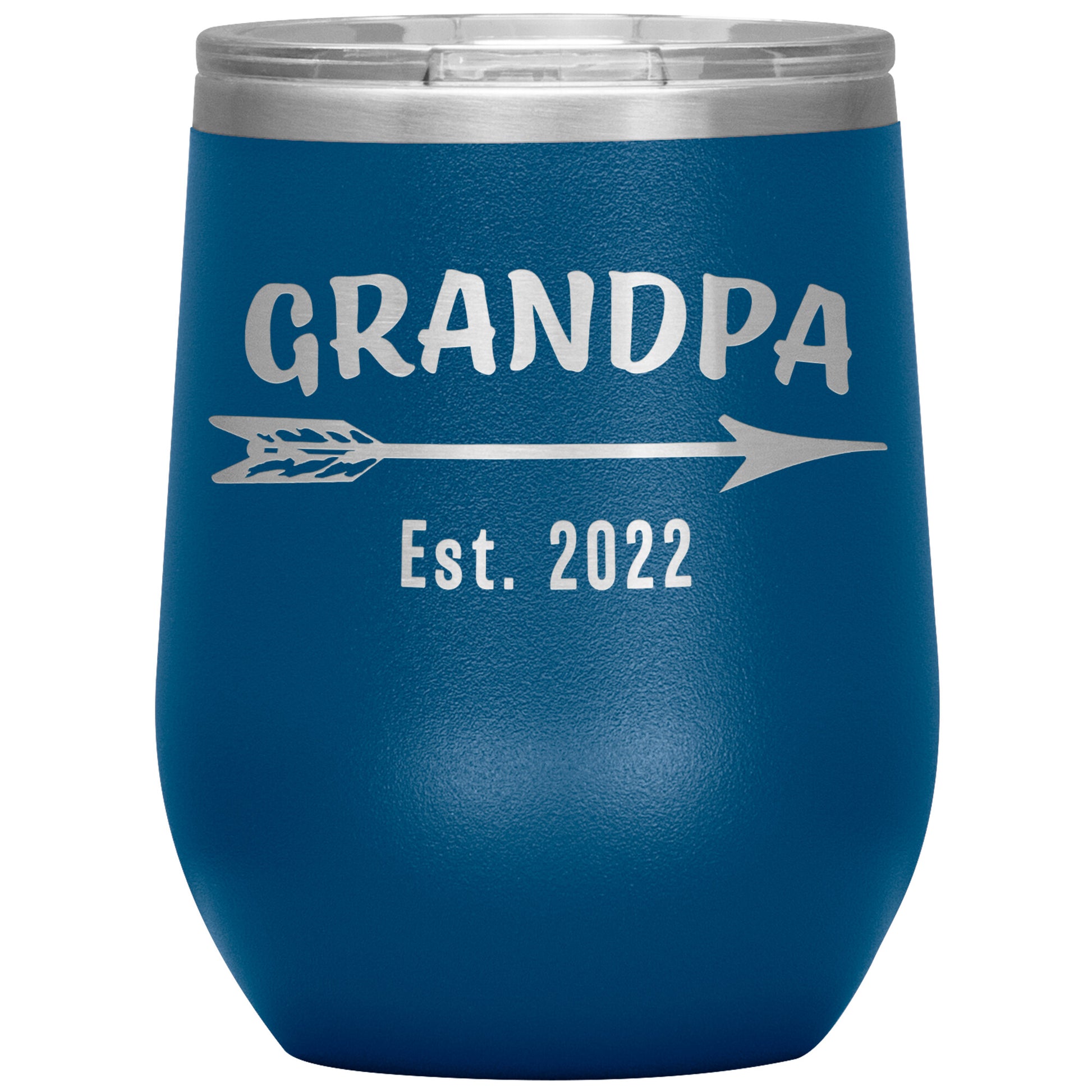 Grandpa EST 2022 Arrow Tumbler