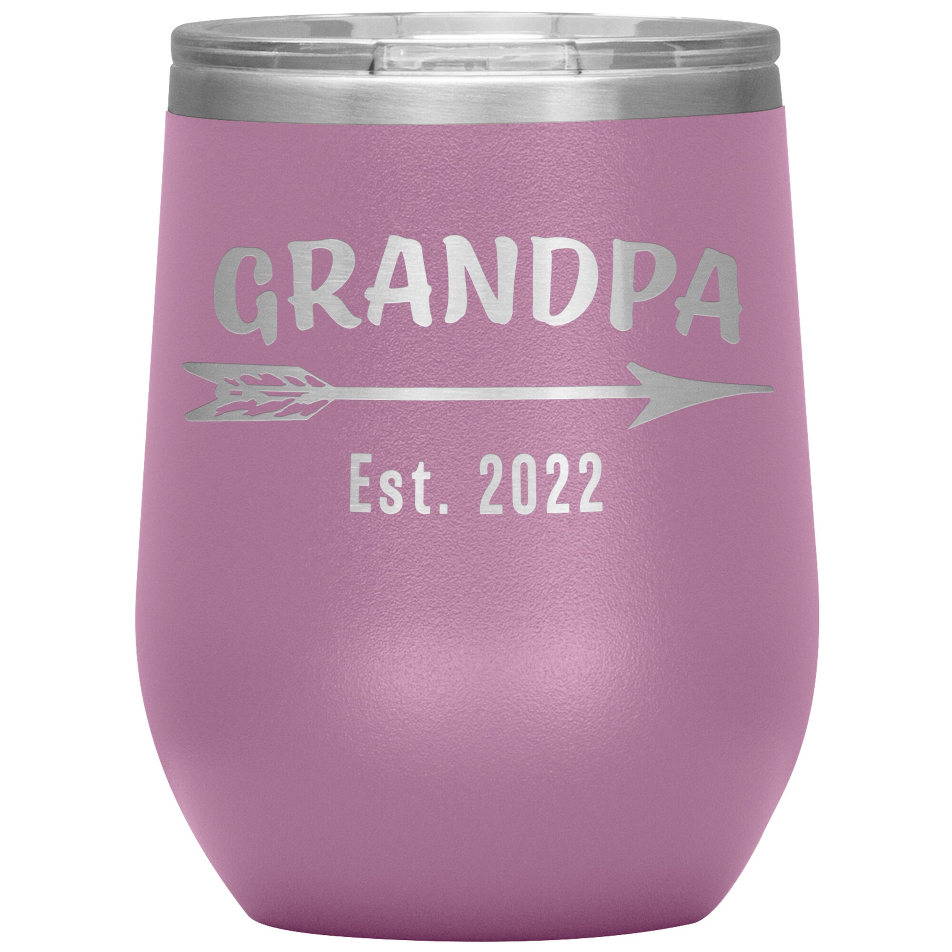 Grandpa EST 2022 Arrow Tumbler