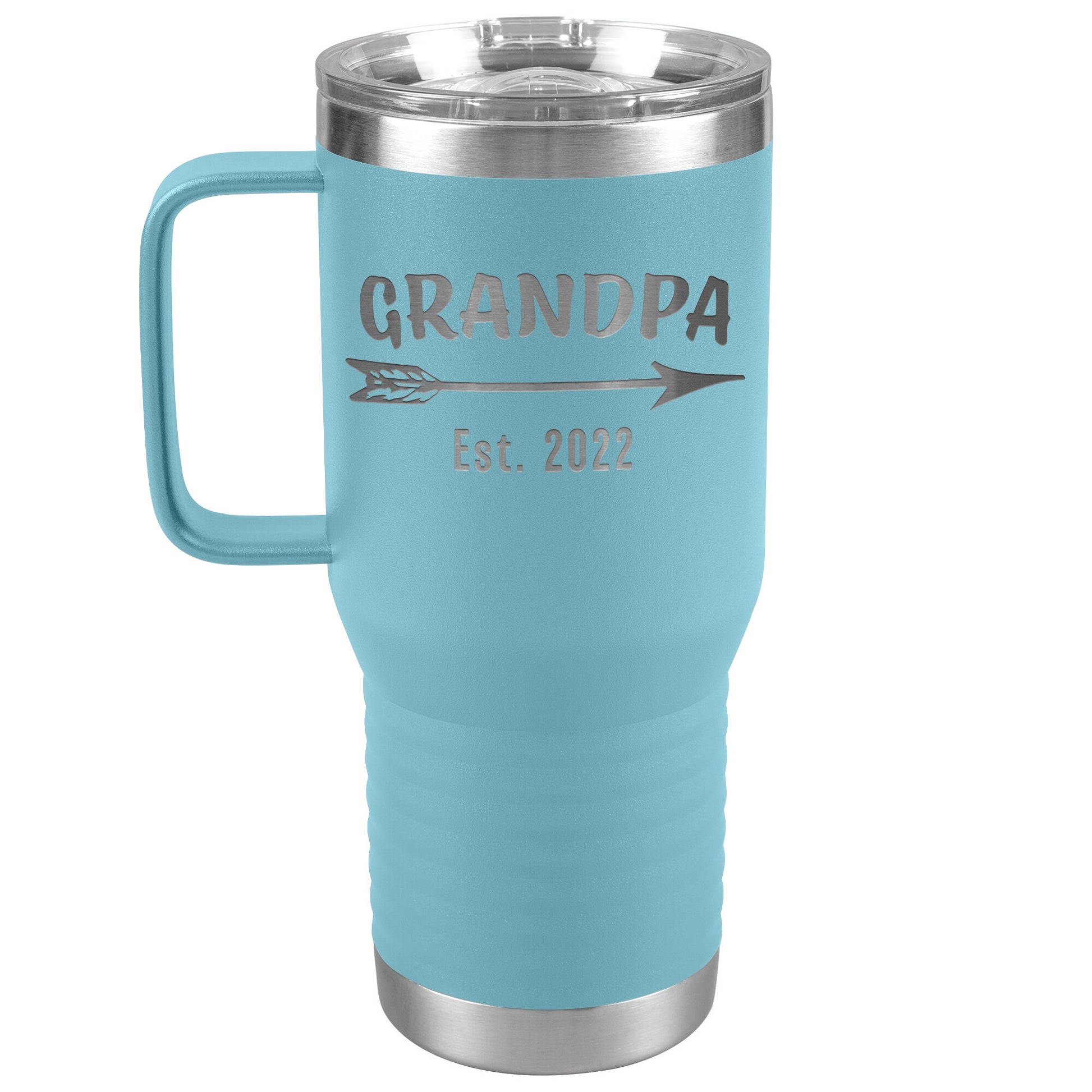 Grandpa EST 2022 Arrow Tumbler