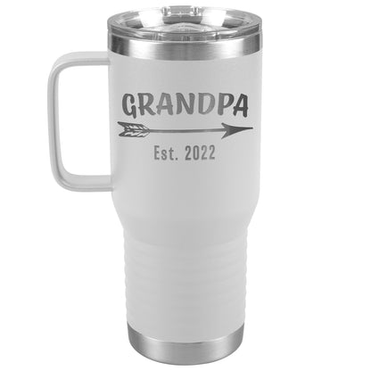 Grandpa EST 2022 Arrow Tumbler