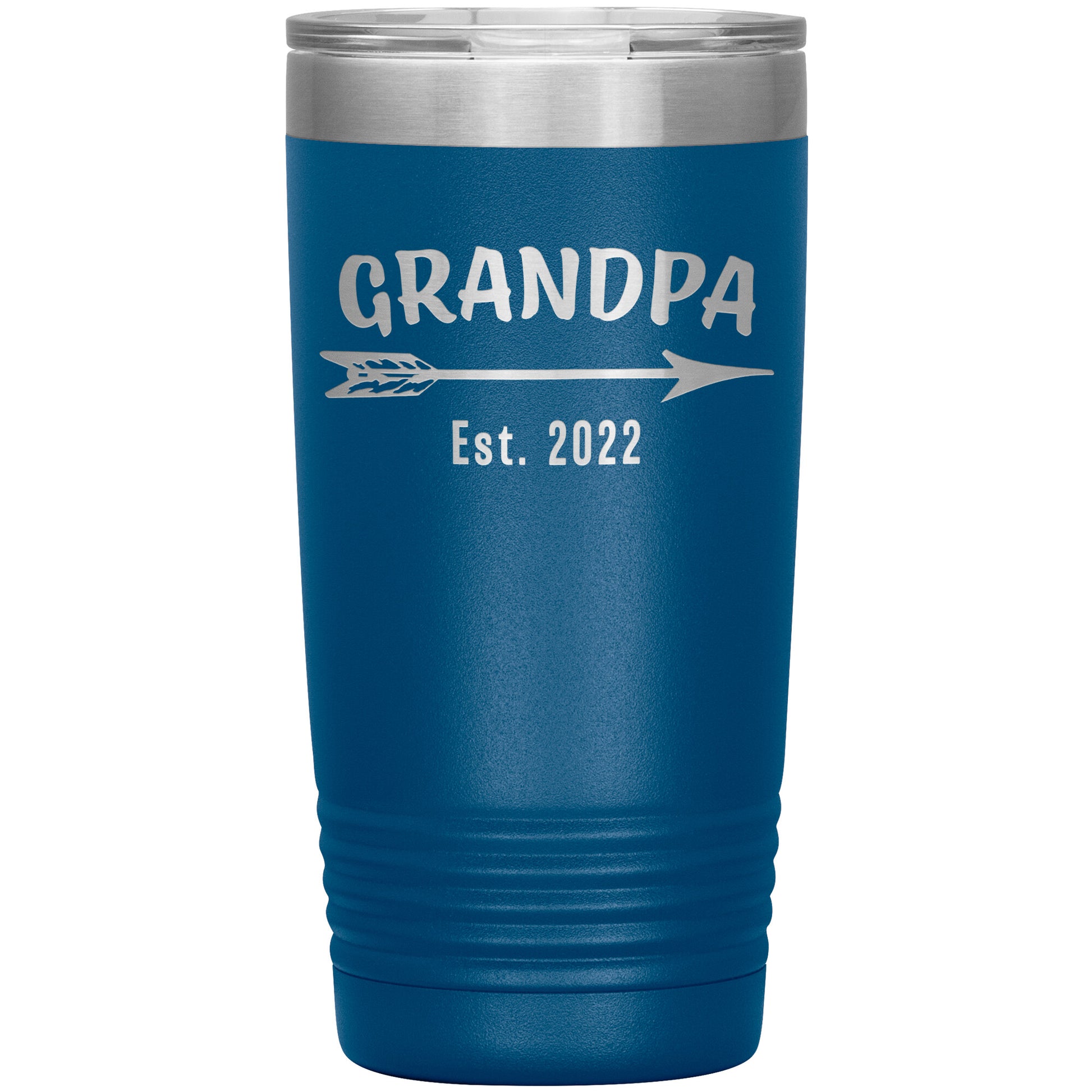 Grandpa EST 2022 Arrow Tumbler