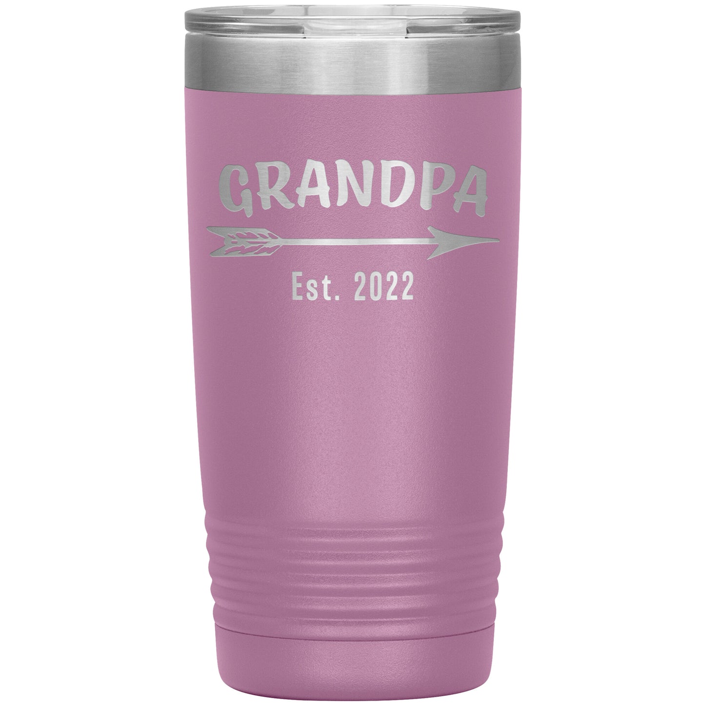 Grandpa EST 2022 Arrow Tumbler